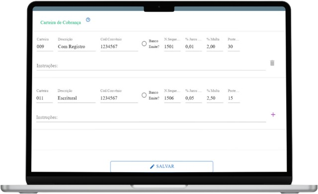 Dashboard de políticas de cobrança